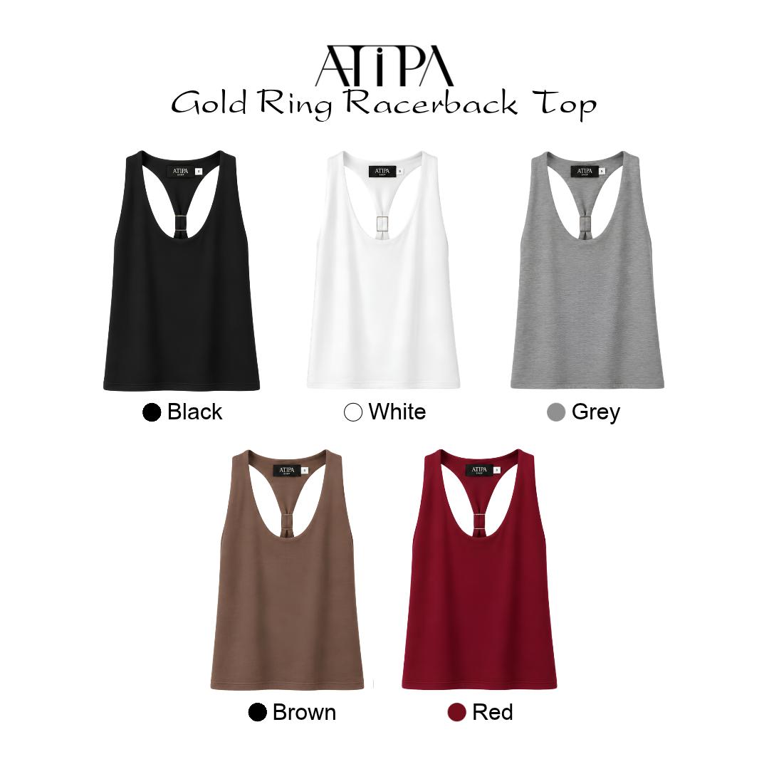 ATIPA - Gold Ring Racerback Top