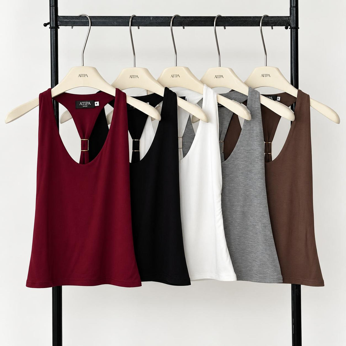 ATIPA - Gold Ring Racerback Top