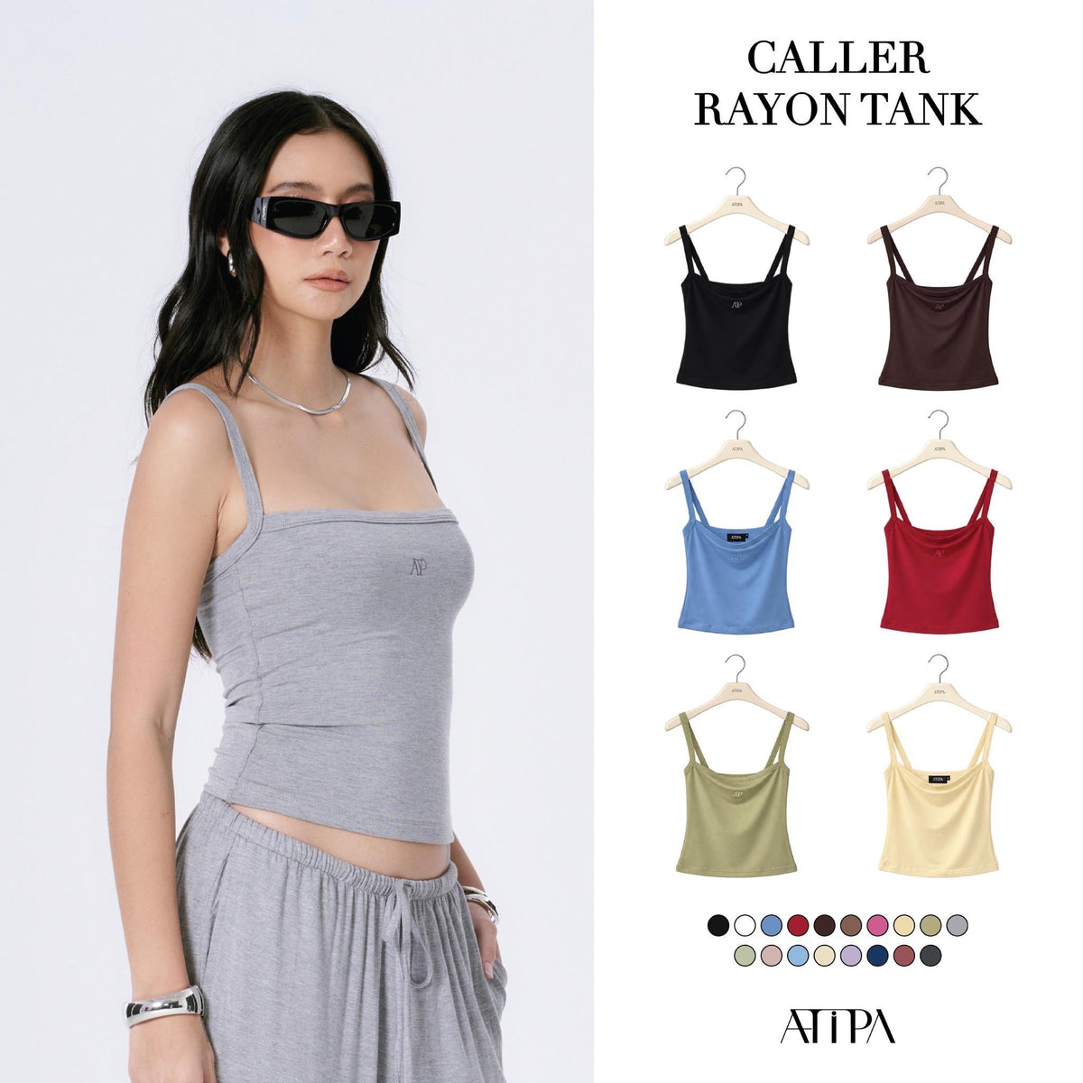 ATIPA - Caller Rayon Tank