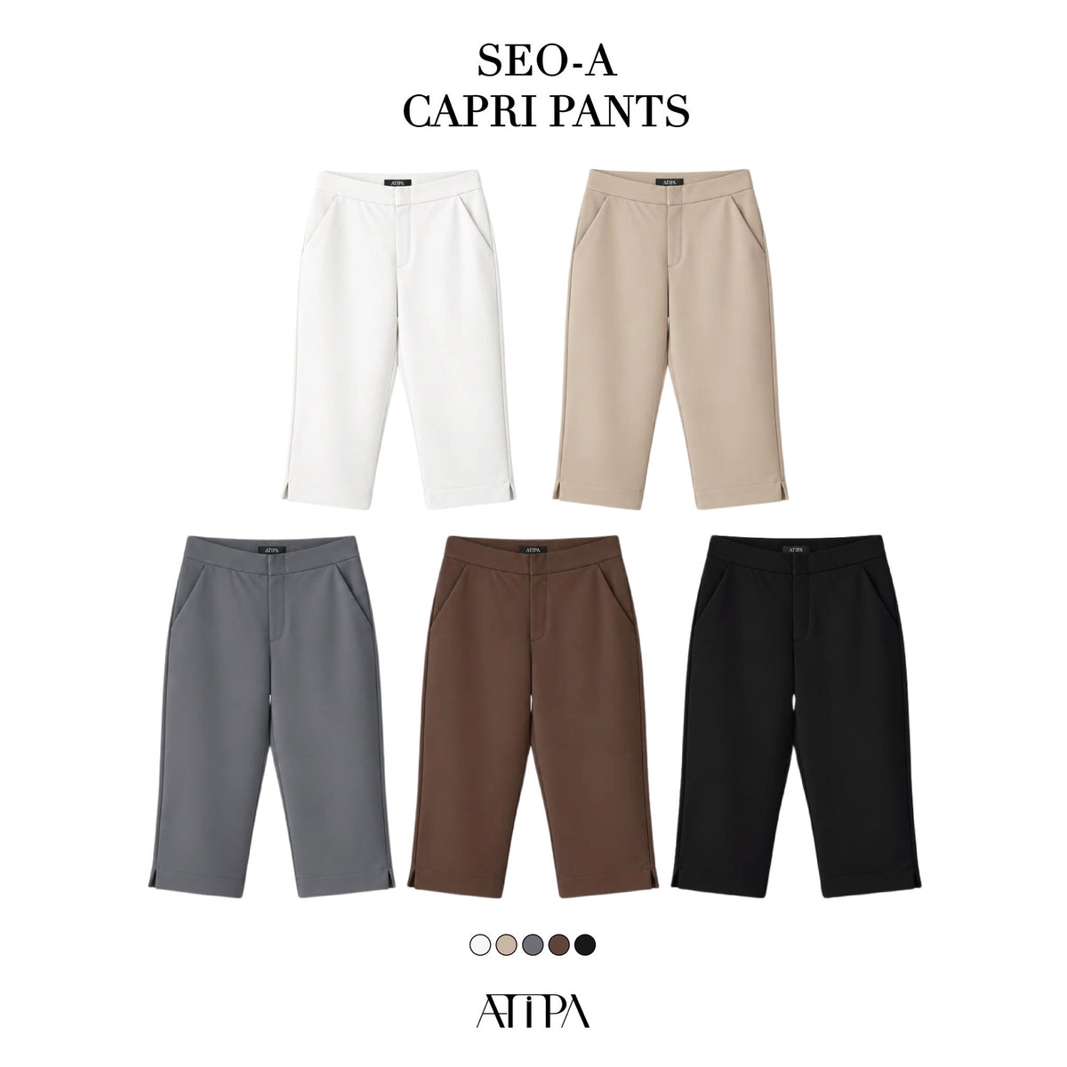 ATIPA - Seo-A Capri Pants