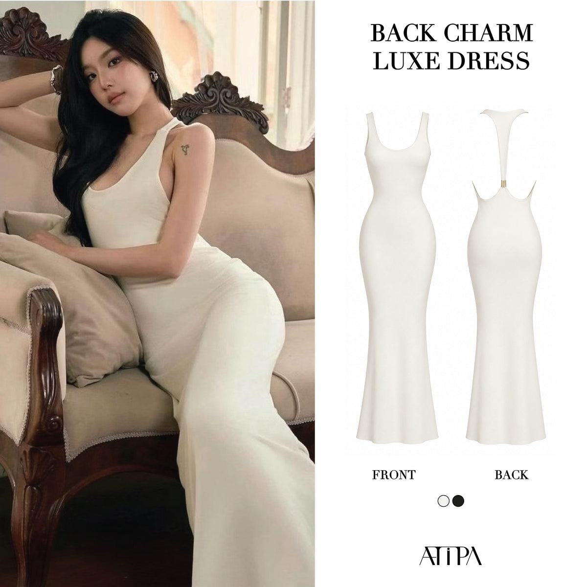ATIPA - Back Charm Luxe Dress