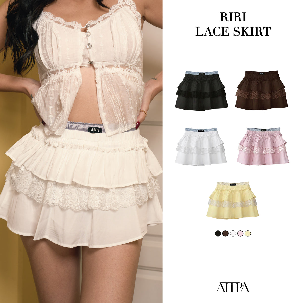 ATIPA - Riri Lace Skirt