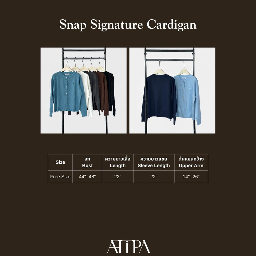ATIPA - Snap Signature Cardigan
