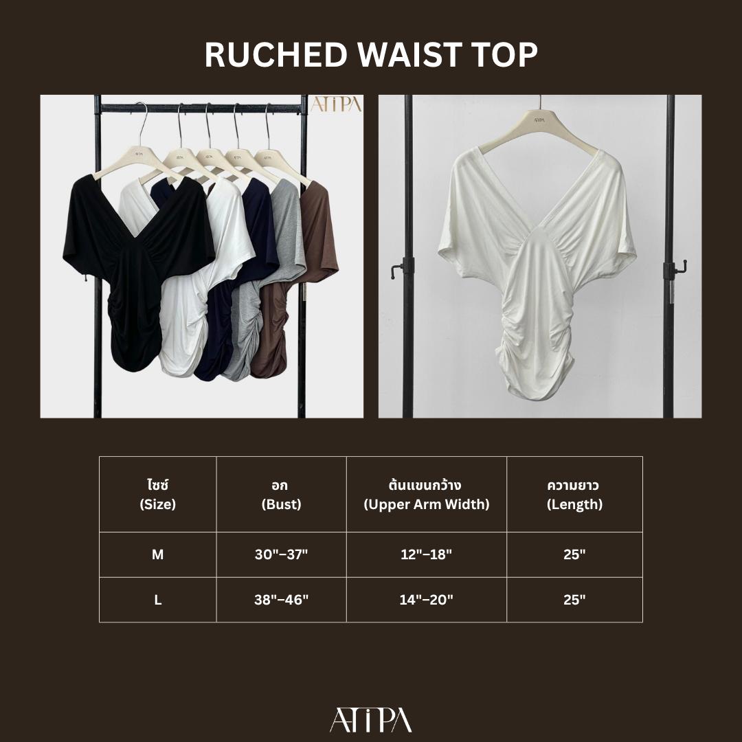 ATIPA - Ruched Waist Top