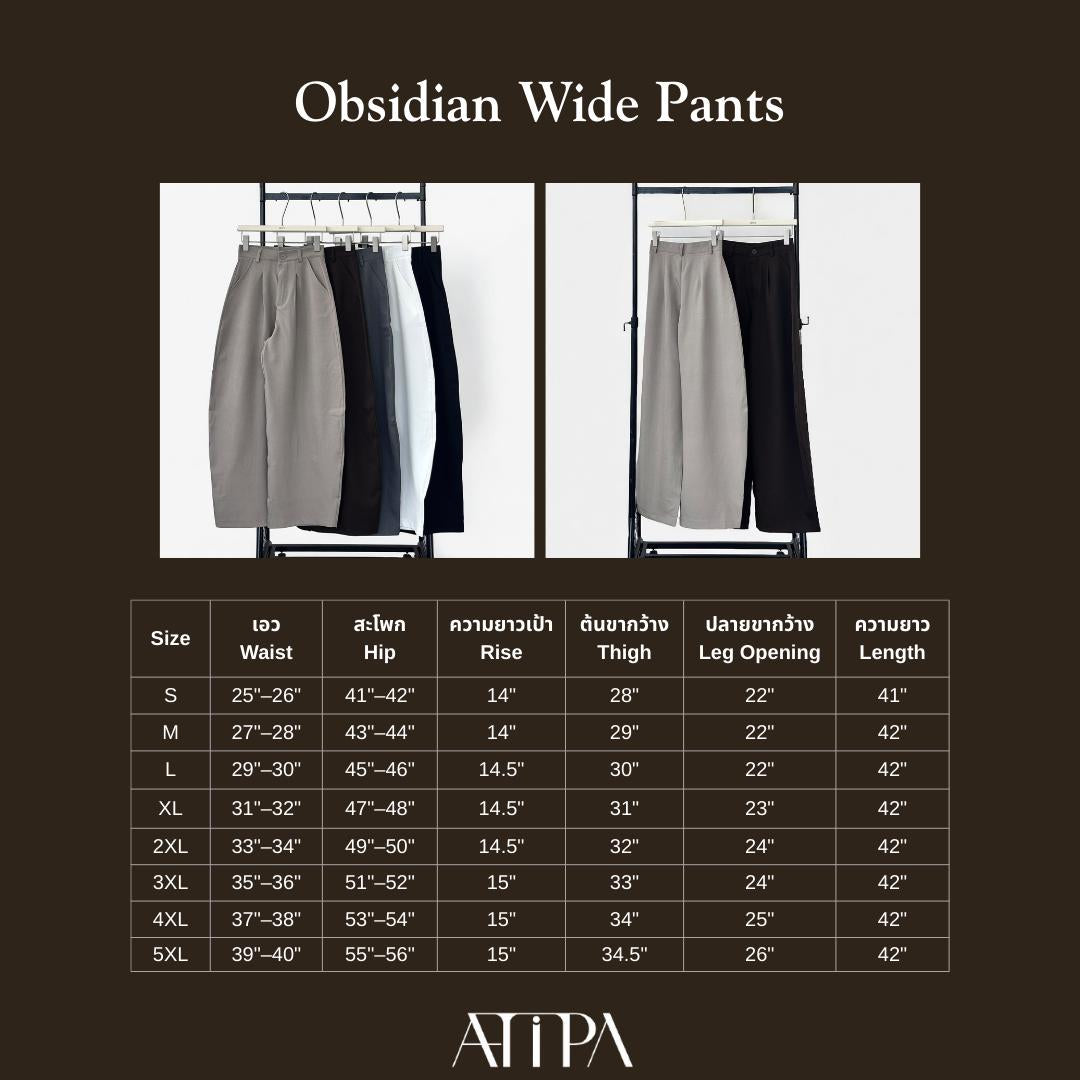 ATIPA - Obsidian Wide Pants