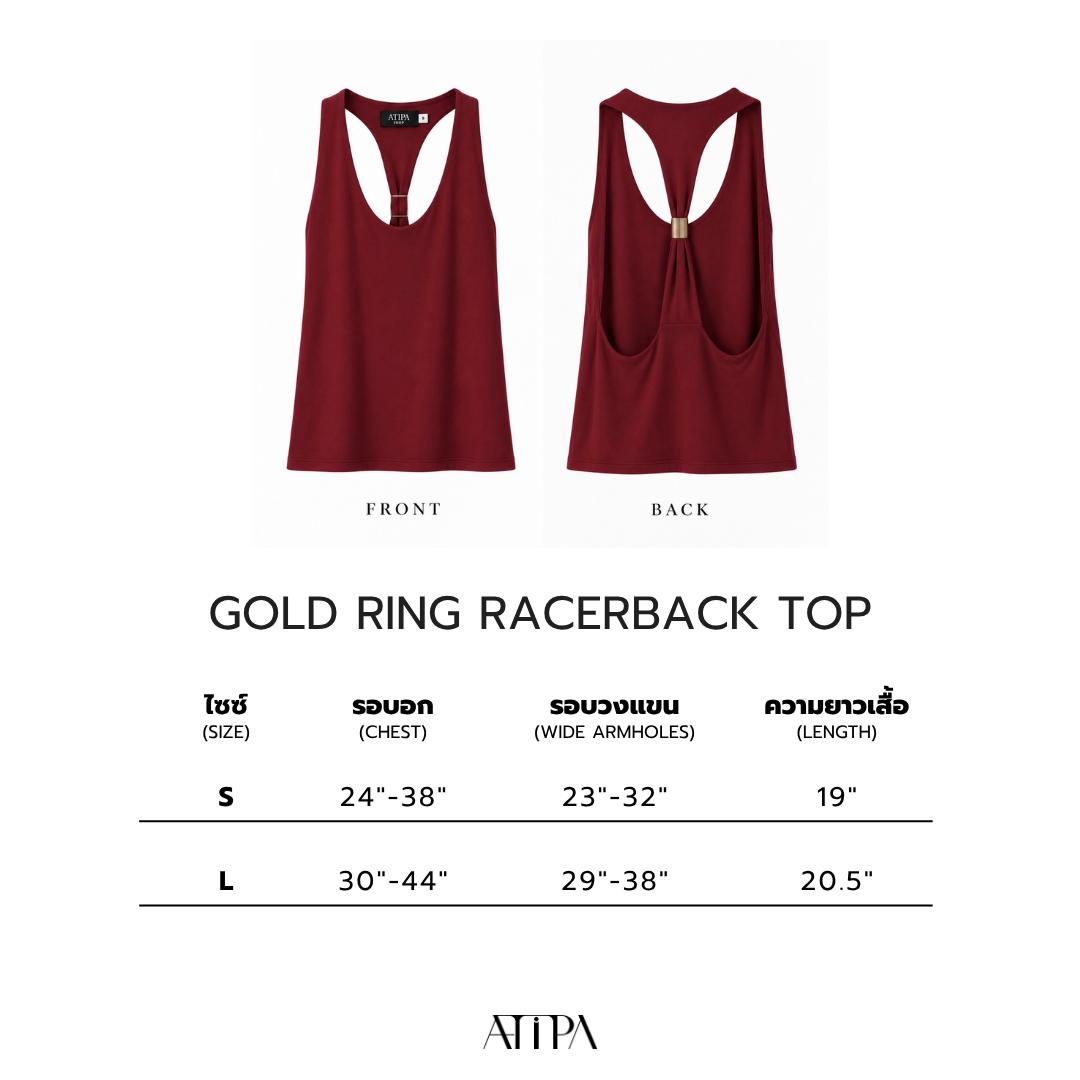 ATIPA - Gold Ring Racerback Top